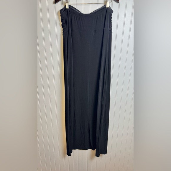 Torrid Black Strapless Rhinestone Beaded Maxi Dress B48 - Picture 2 of 4
